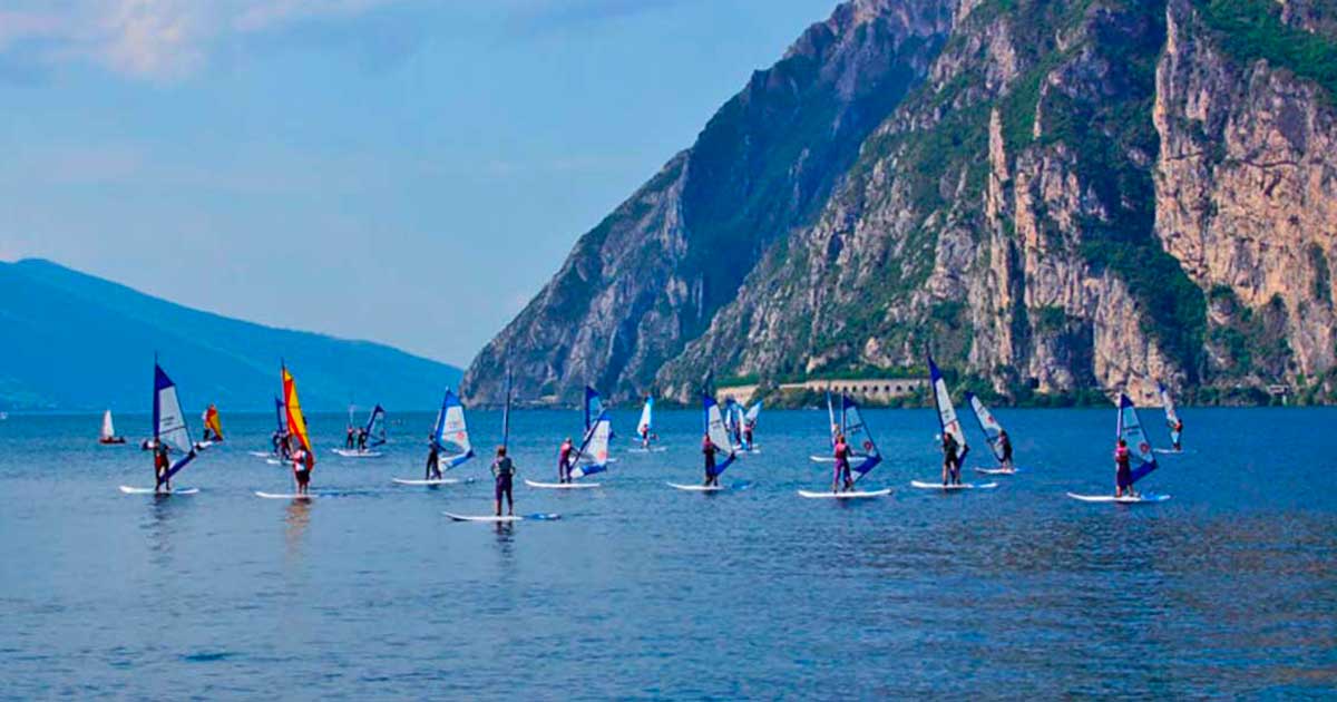 Water sports on Lake Garda