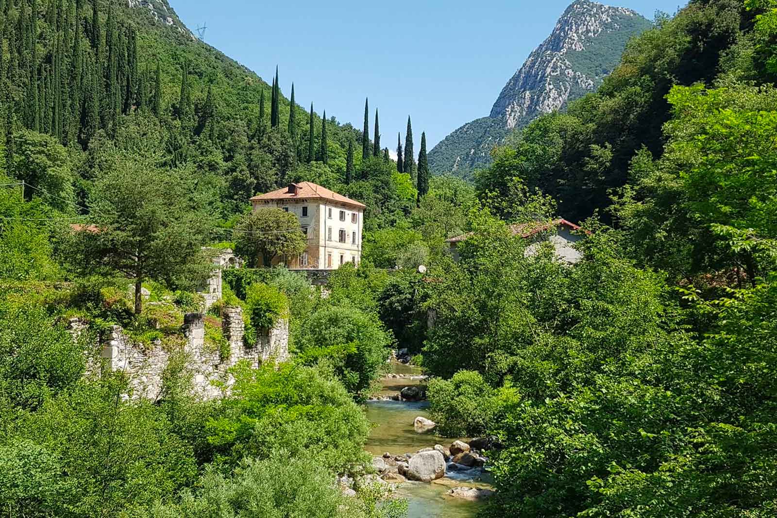 Der Weg von Sant'Ercolano, Toscolano-Maderno am Gardasee